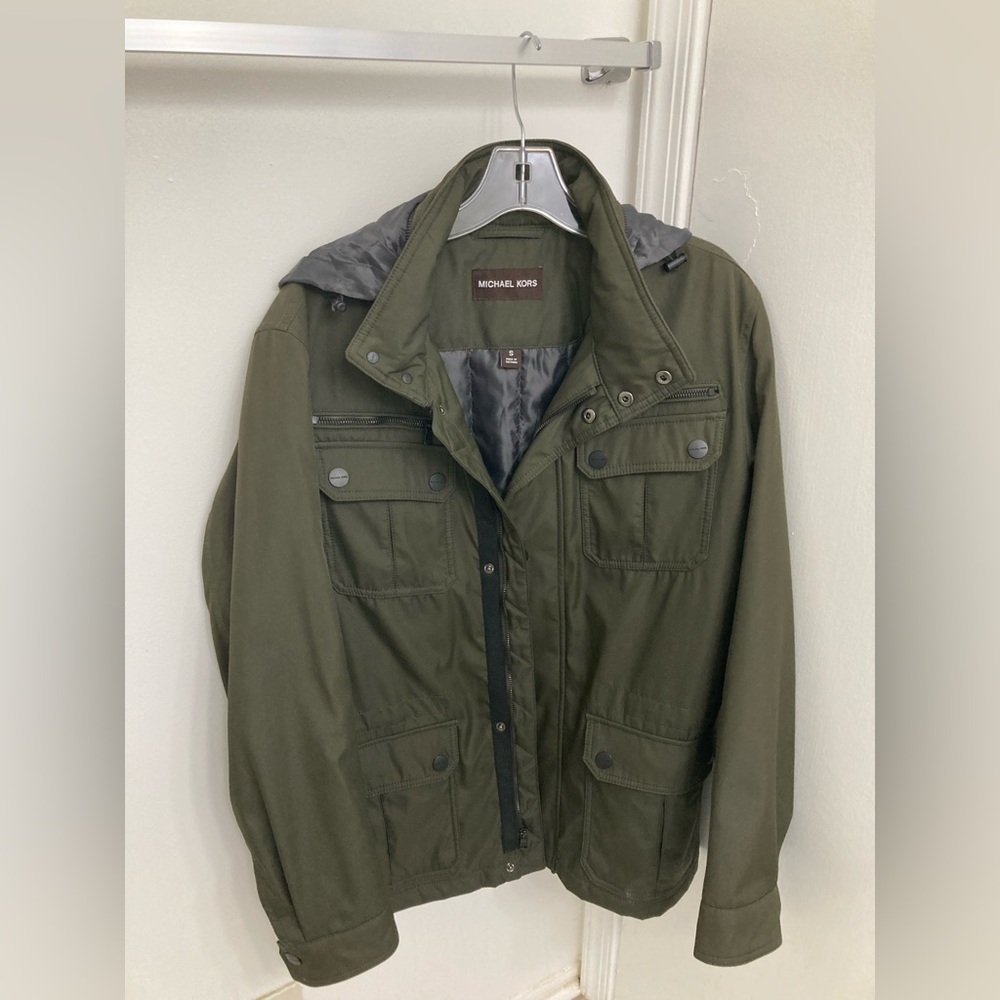 Michael Kors Men's Dark Green Field Jacket